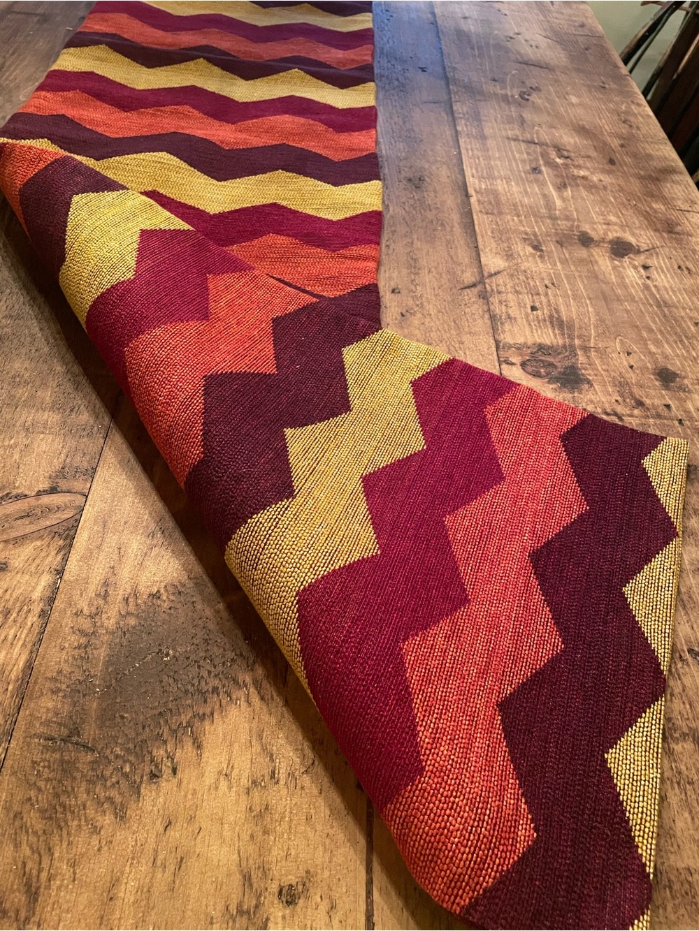 Handmade large fall table runners - Picture 4 of 9